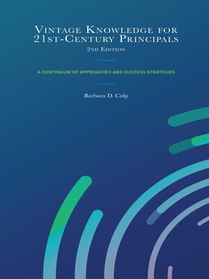 cover image of Vintage Knowledge for 21st-Century Principals
